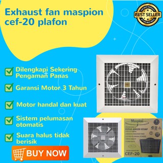  EXHAUST  FAN  DINDING DAPUR  KIPAS HEXOS BLOWER FAN  MASPION  