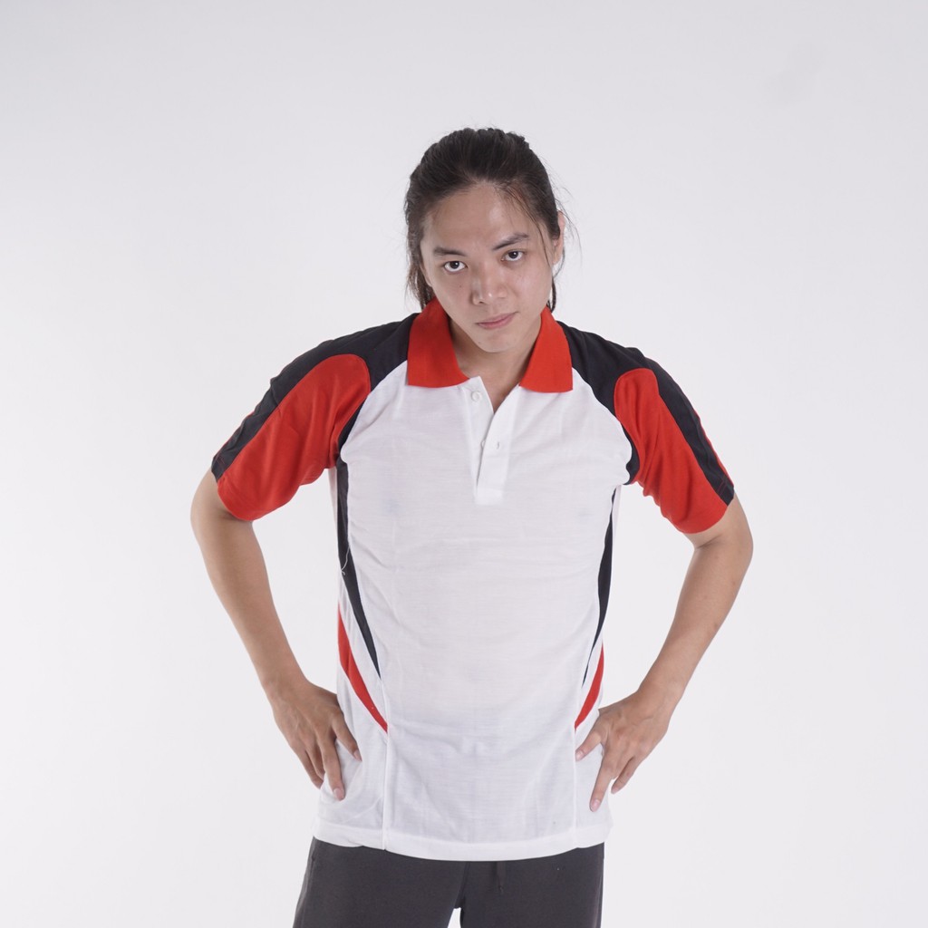 KAOS POLO BAJU OLAHRAGA WAFEL TAG 100 KOMBINASI PUTIH KAOS POLO BAJU OLAHRAGA WAFEL TAG 100 KOMBINASI PUTIH