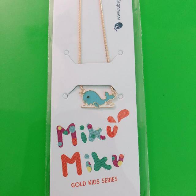Kalung miku-miku whale/paus kadar 420