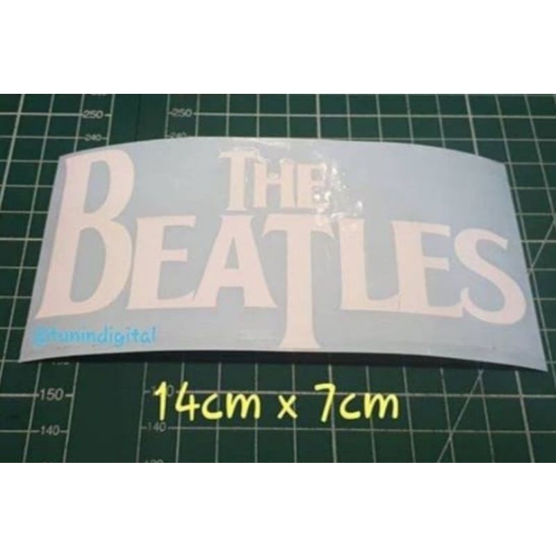 

STIKER CUTTING TULISAN THE BEATLES
