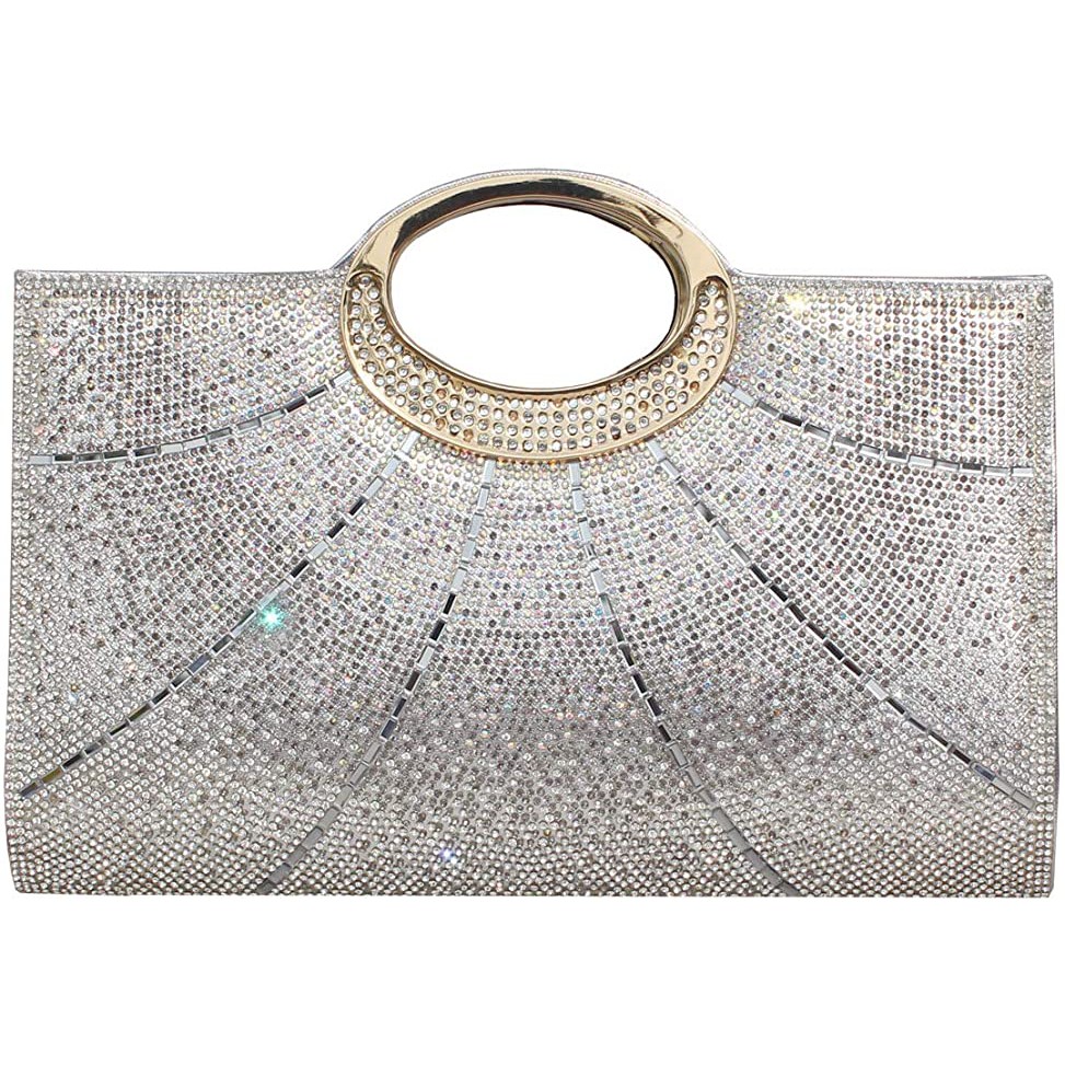 Tas Pesta kondangan Wanita Import Premium Mewah Elegan Terbaru Crystal Clutch Bag 70533 Kliksista