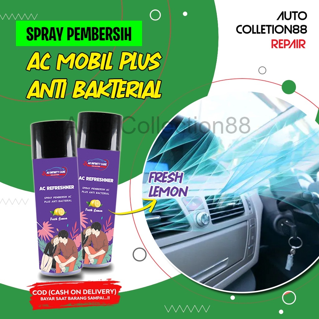 Penyegar Ac Mobil Ac Cleaner Pembersih Ac Mobil Pengharum Ac Refresher - Ac Refresher