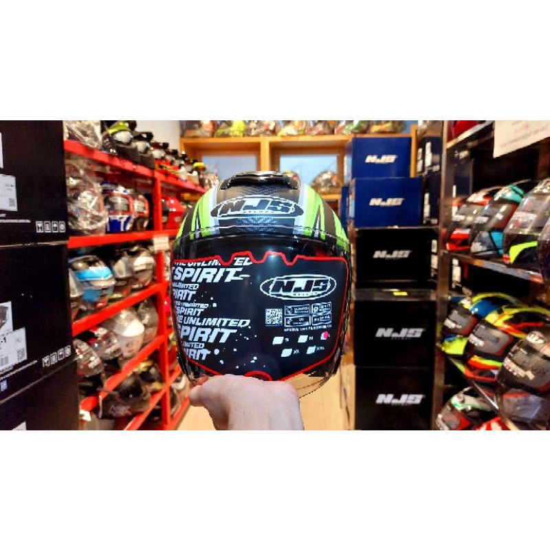 HELM NJS KAIROZ RUSH YELLOW FLOU DOFF/GLOSY-4