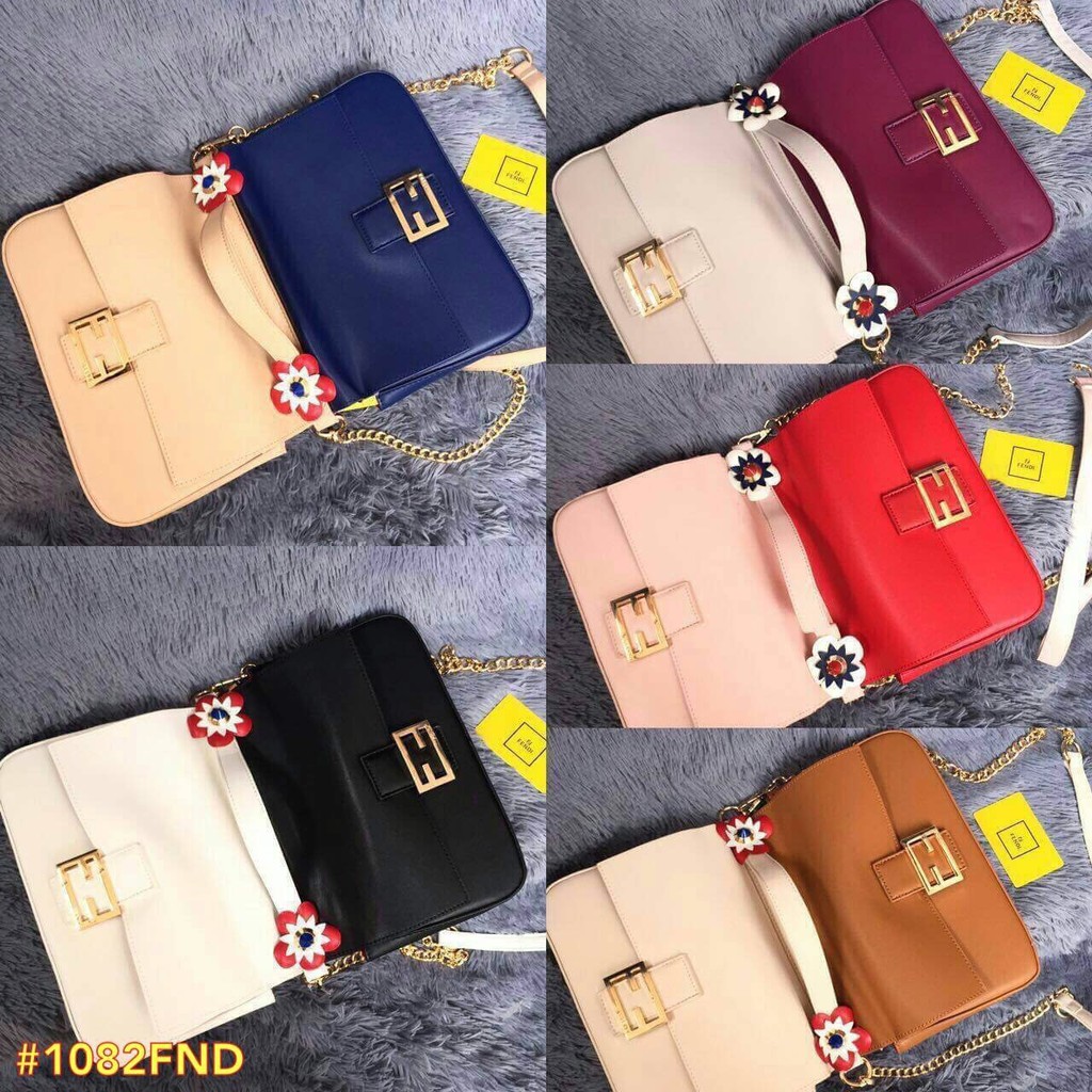 FND Double Baguette 1082FND - fendi - tas fendi - tas murah - tas import - tas wanita - tas branded