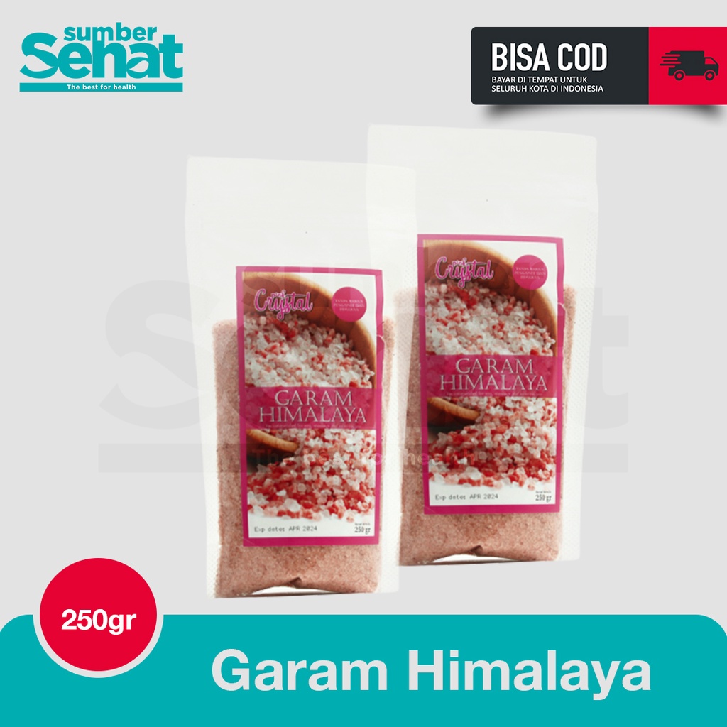 

Garam Himalaya Asli Original Pink Salt Crystal Pink Garam Himalayan Organik 250gr Garem Himalaya Original