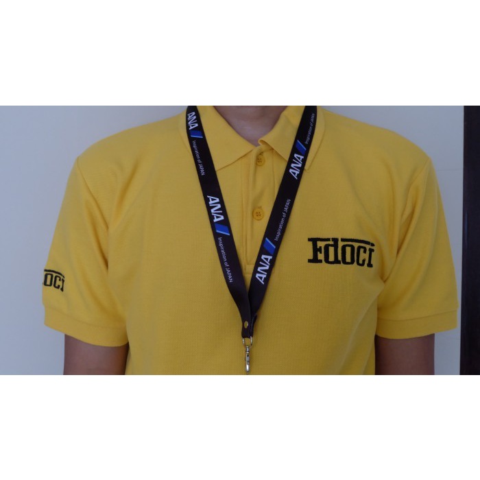 

Lanyard Maskapai ANA Airlines Dua Sisi Gantungan ID Card