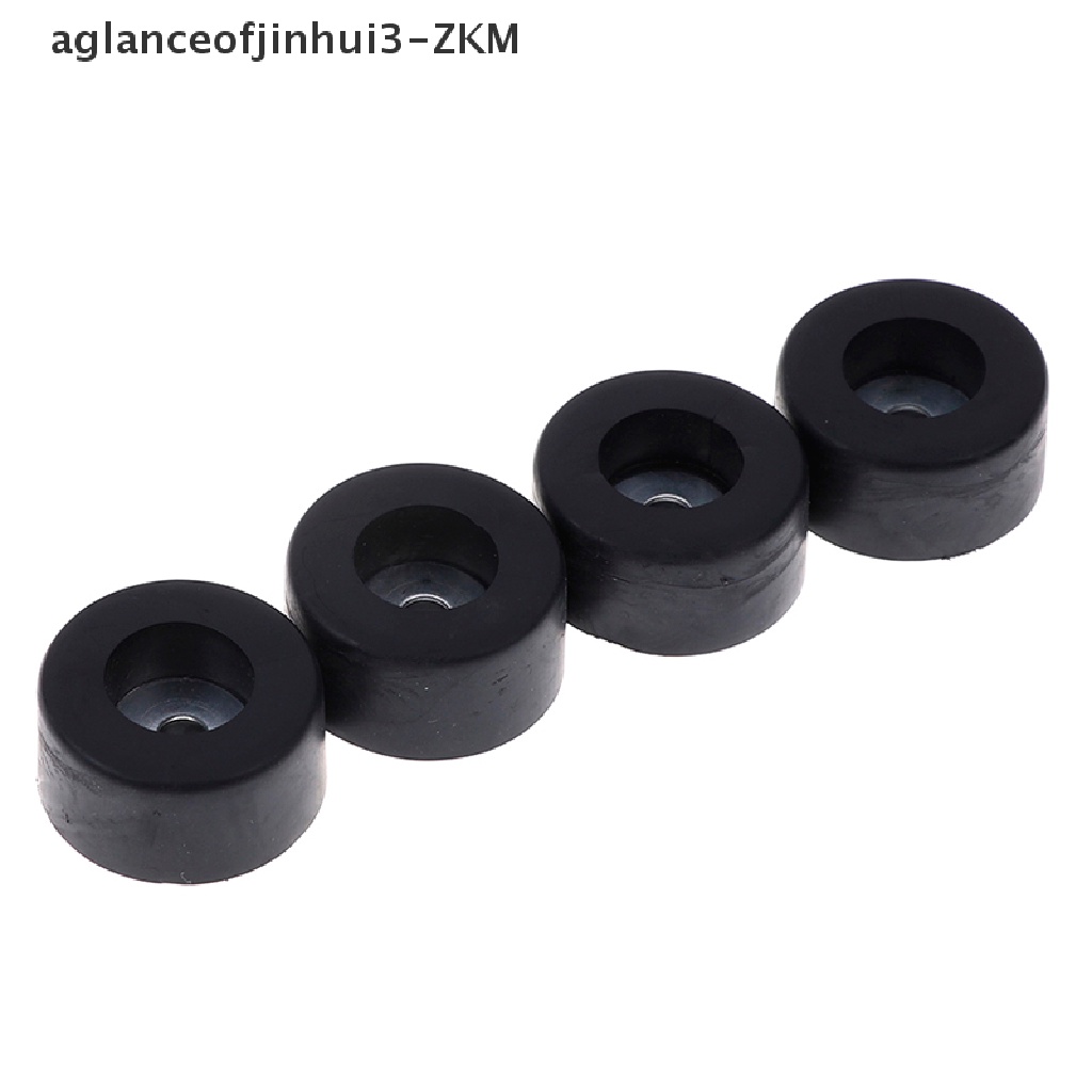 (AGID) 4pcs Bantalan Kaki Speaker Bahan Karet Ukuran 38mm x 19mm