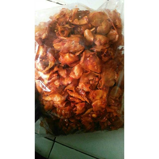 

Keripik singkong pedas