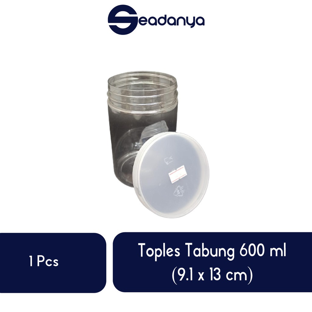 

Toples Tabung 600 ml (9.1 x 13cm)-Toples Tabung/Toples Tabung Ukuran 600ml (9.1 x 13 cm)/Toples Tabung Terlaris/Toples Tabung Termurah