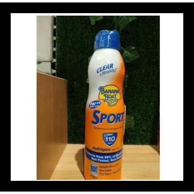 sunblock badan Banana boat sunscreen continuous spray spf 110 PA +++