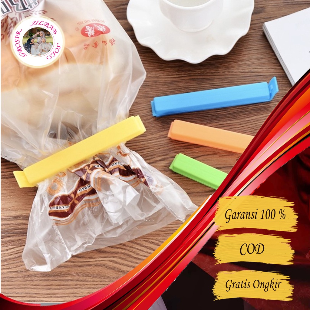 Jepitan Makanan -- AC 122 --  Penjepit Plastik Snack Segel Jepitan Jepit Penutup bungkus snack Food Mini Sealer - Untuk Bungkus Makanan ringan snak kerupuk Camilan jajanan agar awet dan tidak melempem basi