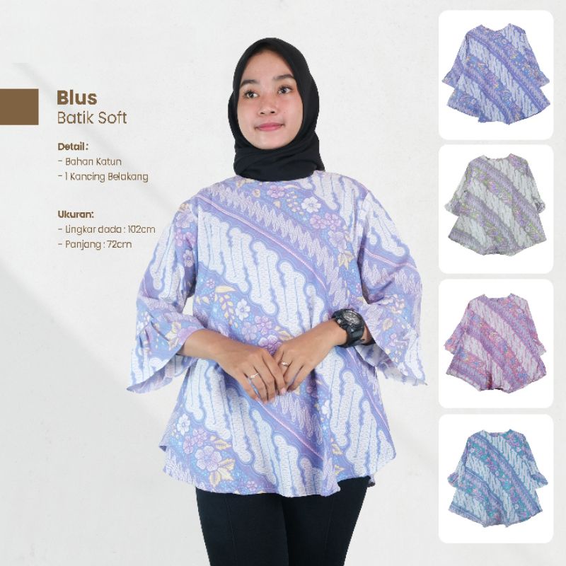 Blus Batik Soft - NairaBatik