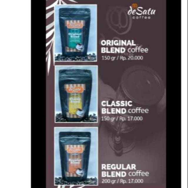 

Kopi kediri desatu coffe