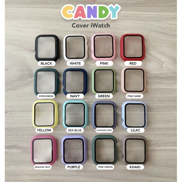 COVER IWATCH PC TEMPERED GLASS LEM BAGUS UKURAN LENGKAP 41mm 45mm 38mm 40mm 42mm 44mm 49mm / IWATCH APPLE SERIES 1 - 2 - 3 - 4 - 5 - 6 - 7 - 8 - ULTRA SE !!