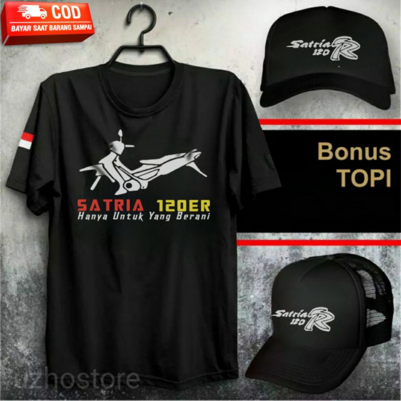 Kaos Satria 2 Tak 120//kaos Distro//gratis Topi