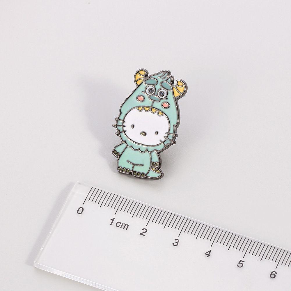 Mxbeauty Enamel Bros Pin Lucu Fashion Label Pin Ransel Dekorasi Bros Pin Kucing Bros Mike Kucing Bros