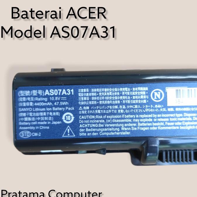 Original Baterai/Batre Laptop Acer Aspire 4736 - 4736G - 4736Z Series