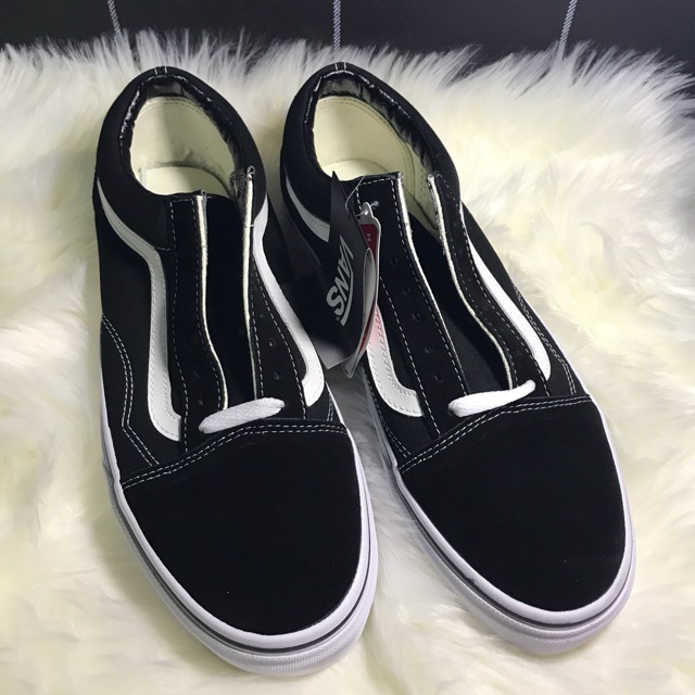 black and white old skool nike