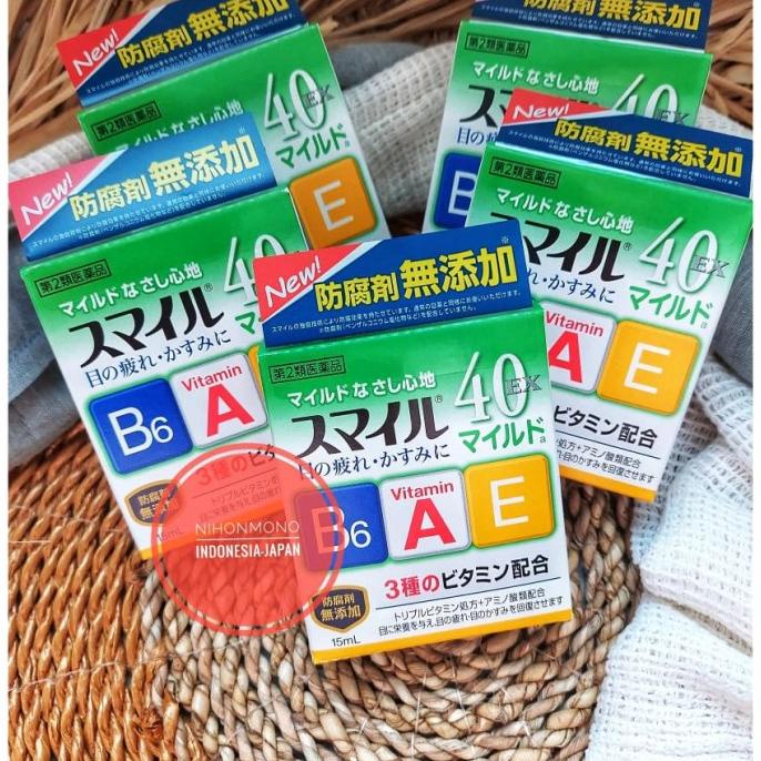 READY STOCK Lion Smile 40EX Mild Alpha obat tetes mata Jepang eyedrops Japan Murah
