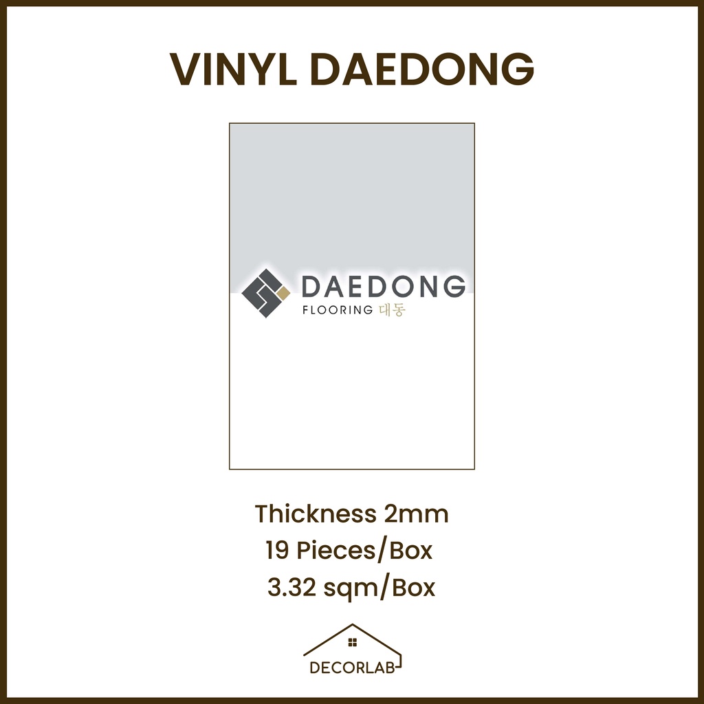 DAEDONG Vinyl 2mm - Vinyl Flooring - Vinyl Lantai - Vinyl Kayu