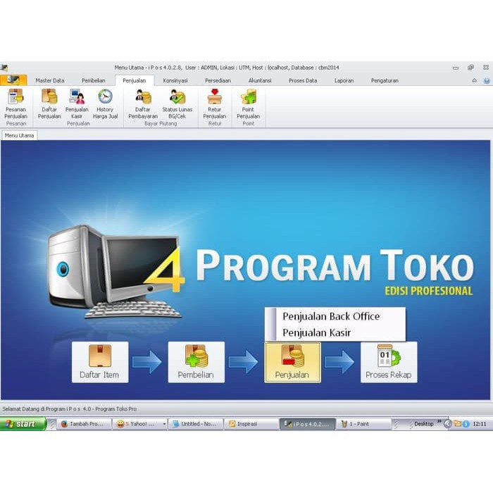 PROGRAM KASIR IPOS 4.0 EDISI PROFESIONAL (GENUINE)
