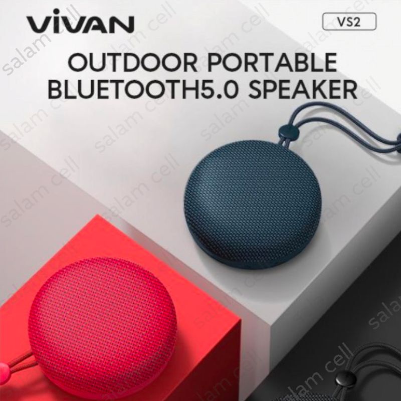 Spiker Bluetooth VIVAN VS2 Portable Mini Wireless Outdoor Waterproof IPX6