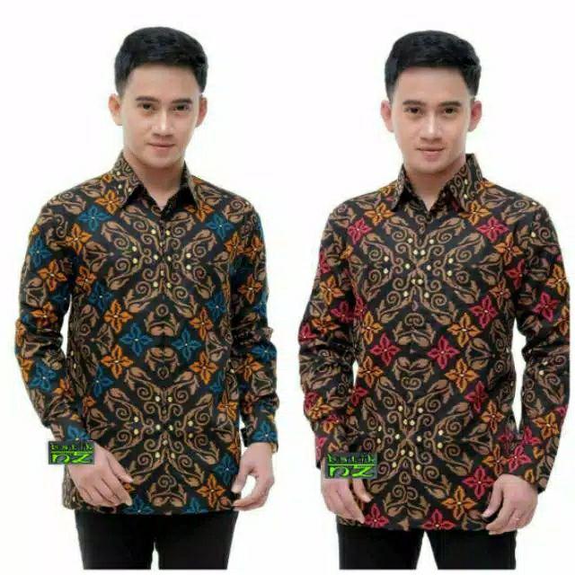 Kemeja Batik Pria Lengan Panjang Ba16 Motif Mataram