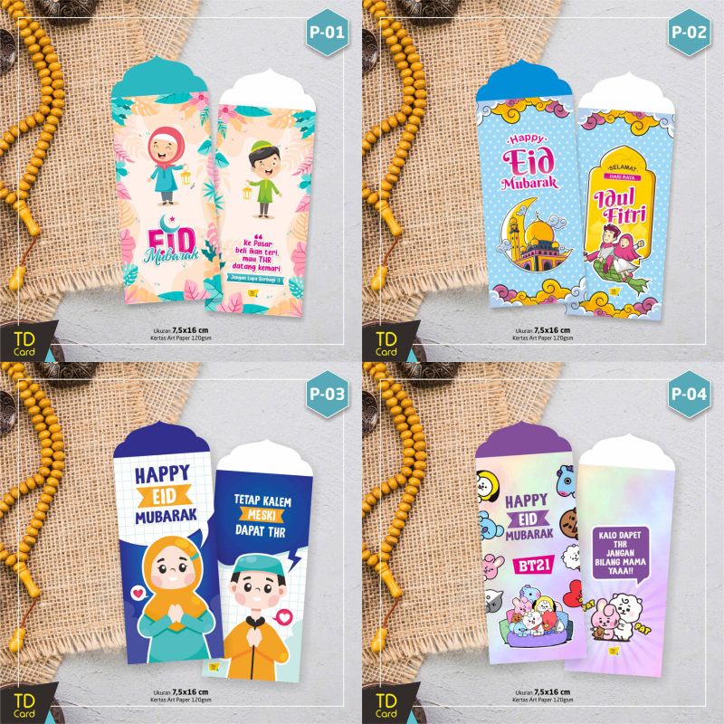 

amplop lebaran premium panjang bahan 120gsm