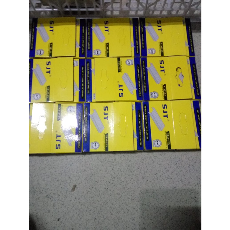 

ISI STEPLES STAPLES TEMBAK 8 Mm ISI stapler 1000 pcs - REFILL STAPLER GUN TACKER F1008