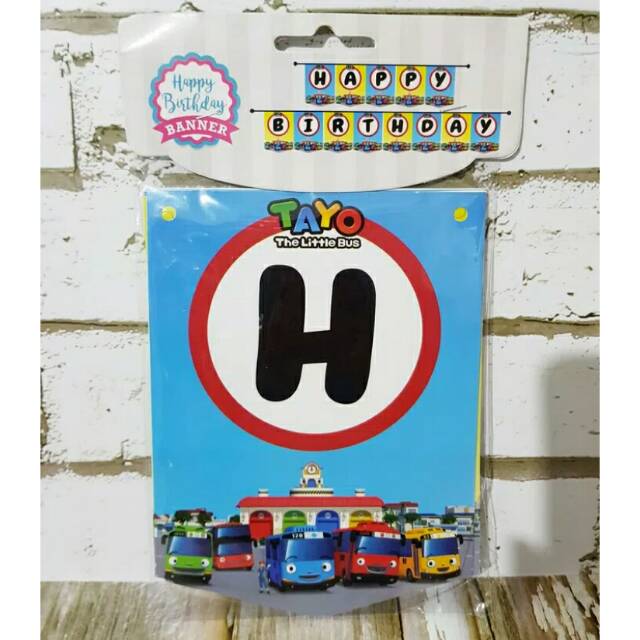 Banner Happy Birthday Tayo