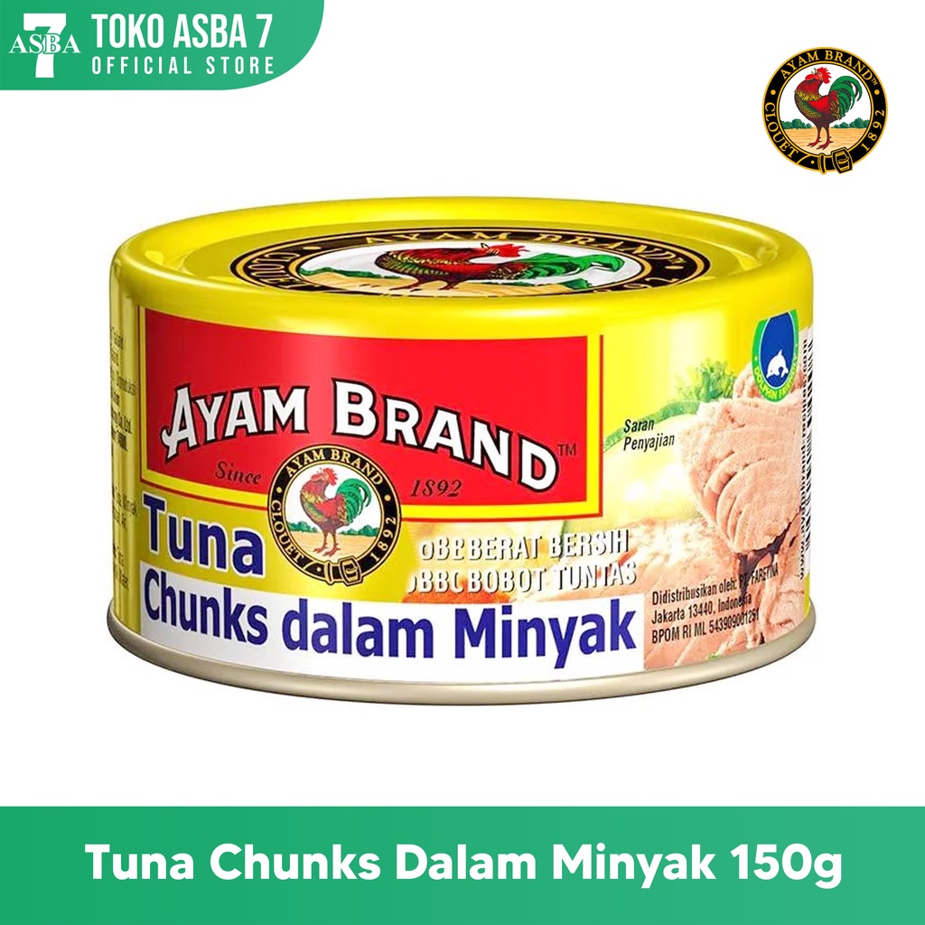 

Ayam Brand Tuna Chunks Dalam Minyak 185g