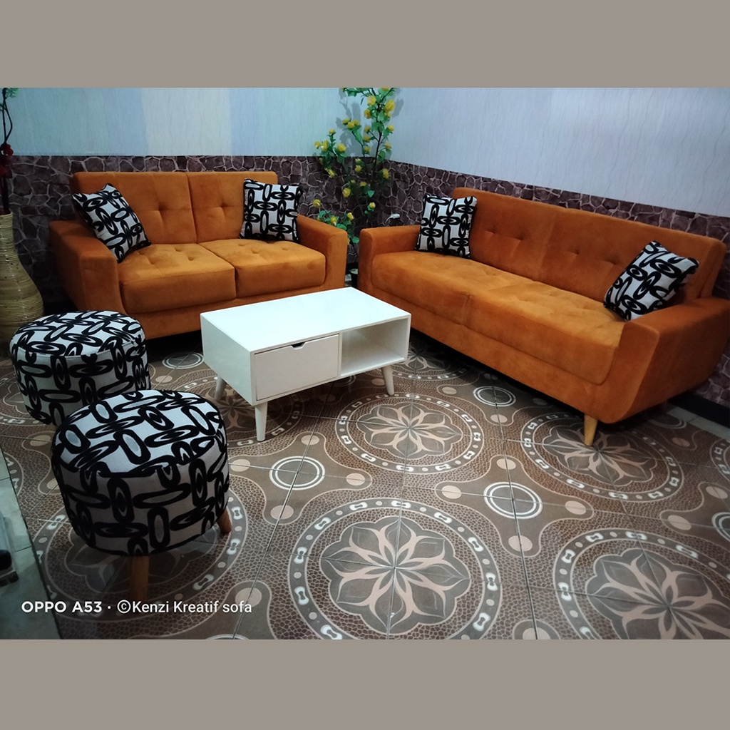 Sofa Retro Minimalis | Sofa Retro Terbaru | Sofa Retro Murah | Sofa Retro BELLINA 32 Stool