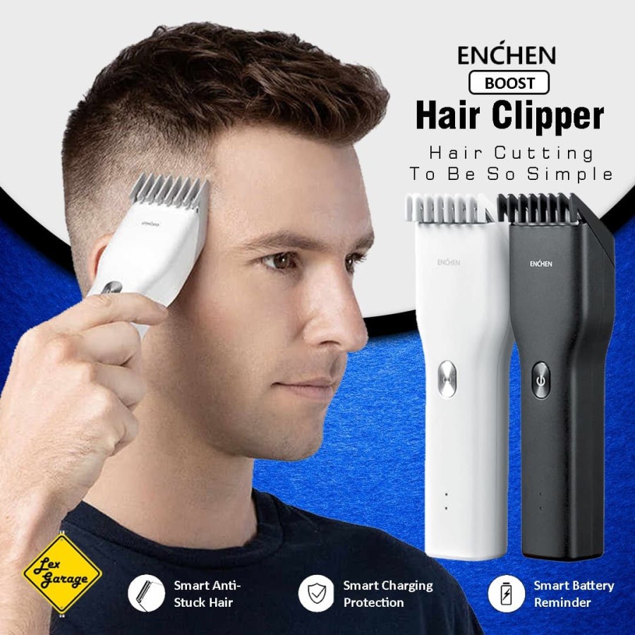 Enchen Hair Clipper Boost Alat Cukur Elektrik Ceramic Trimmer Hair Clipper