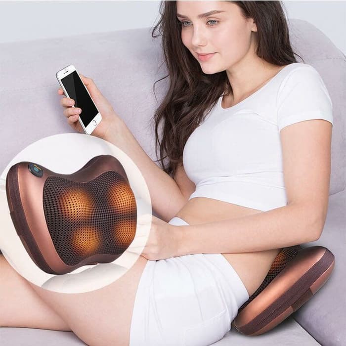 car &amp; home massage pillow / bantal pijat otomatis