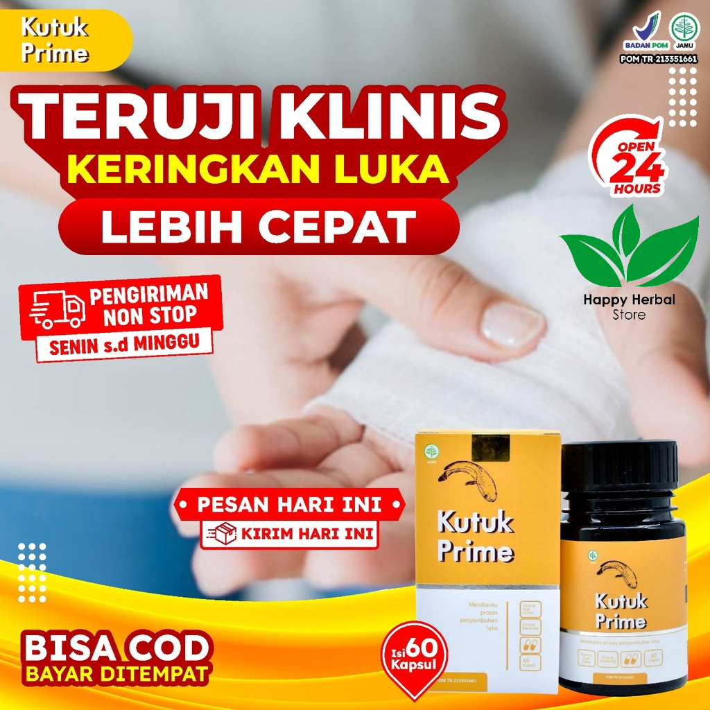 Kutuk Prime – Kapsul Kutuk Prime 100% Ekstrak Ikan Gabus Atasi Luka Operasi Sembuhkan Diabetes Cepat Keringkan Luka Operasi Turunkan Kadar Gula Cegah Infeksi Pada Luka Cegah Keloid Atasi Luka Bakar Kecelakaan