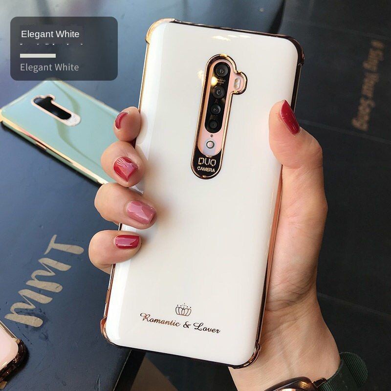 Luxury  Electroplating phone case for Oppo Reno2 F F11 Reno2 Z 2z Reno A9 2020 A5 Reno5 Reno5Pro Soft Silicone Kgh8