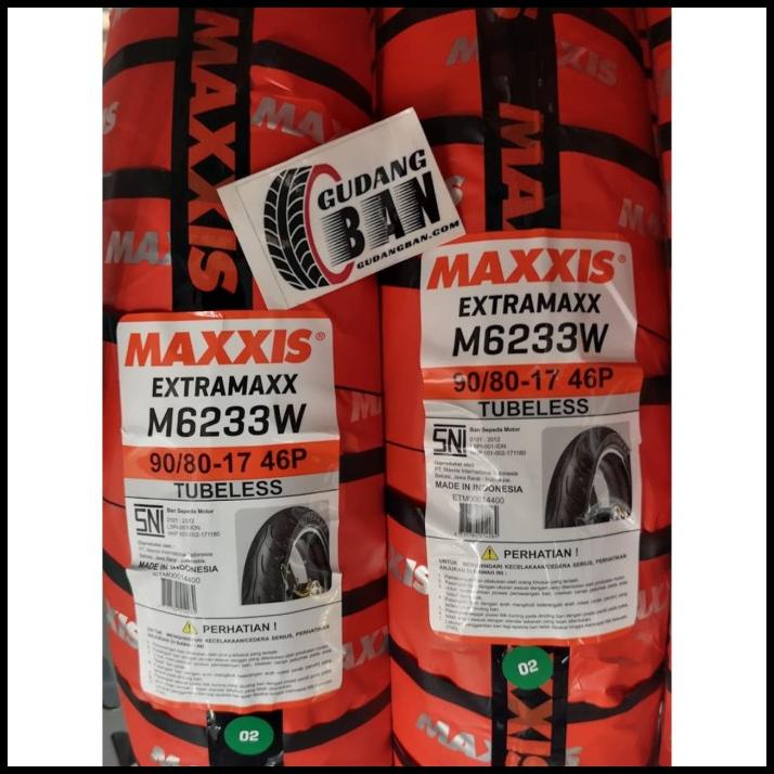 Ban Maxxis Extramaxx 90 / 80 -17 Tubeless