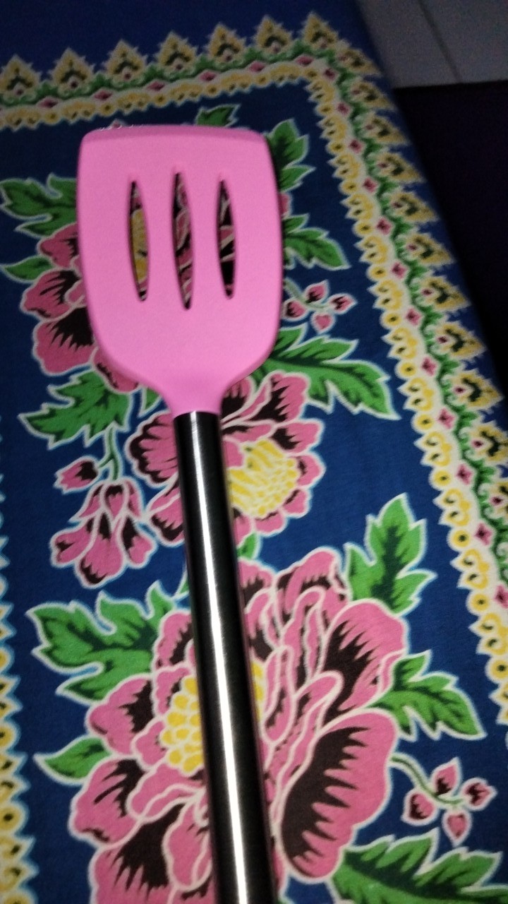 Jangan Ketinggalan Order..  Catalina Silicone Slotted Cooking Spatula | [sutil Silikon Lubang] Tahan