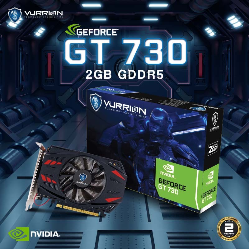 VGA Card GT 730 2GB / 4GB GDDR5 64Bit Vurrion Geforce Nvidia GPU GT730 Garansi Resmi 2 Tahun