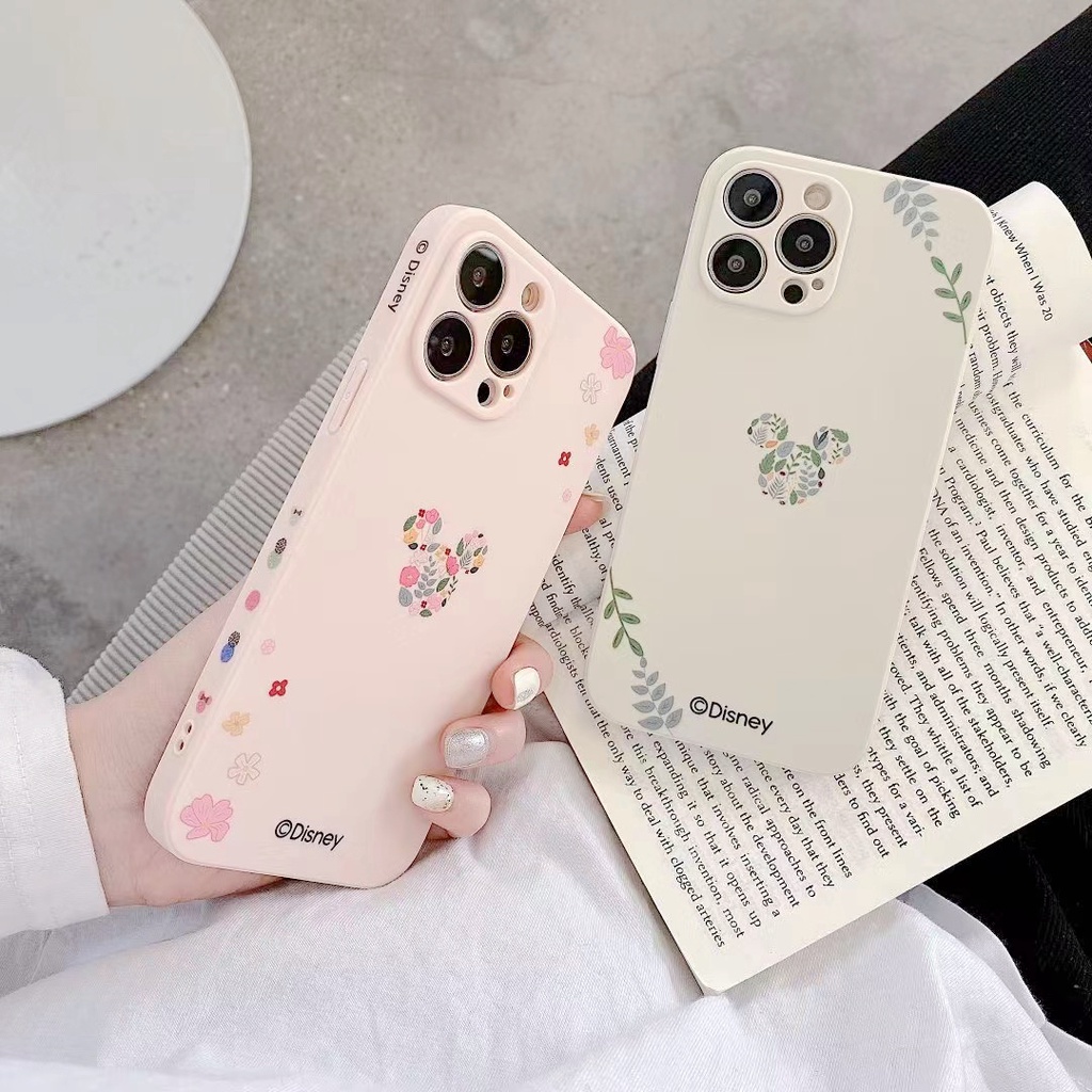 Soft Case Motif Kartun Mickey Dengan Tali Tangan Untuk Iphone 13 12 11 Pro Max X Xs Max Xr 7 8 Plus Se2020 case iphone couple