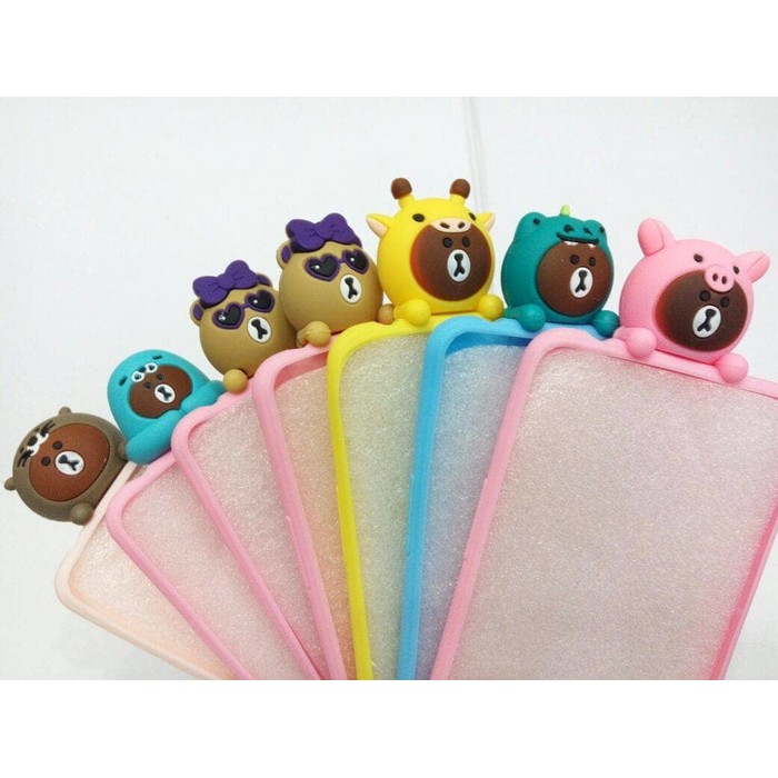 Softcase 3D Brownie Animal Vivo V5