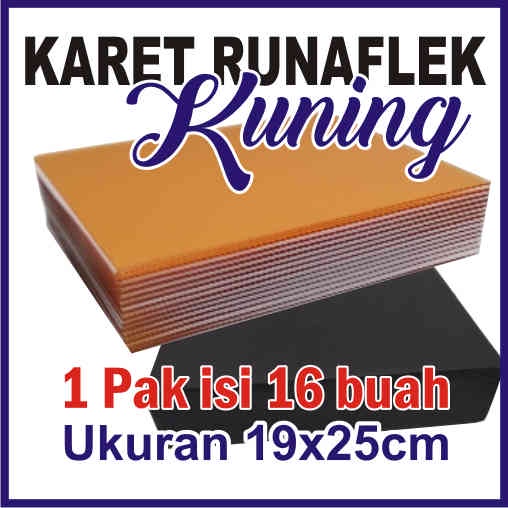 

Paket Karet stempel Runaflek Kuning