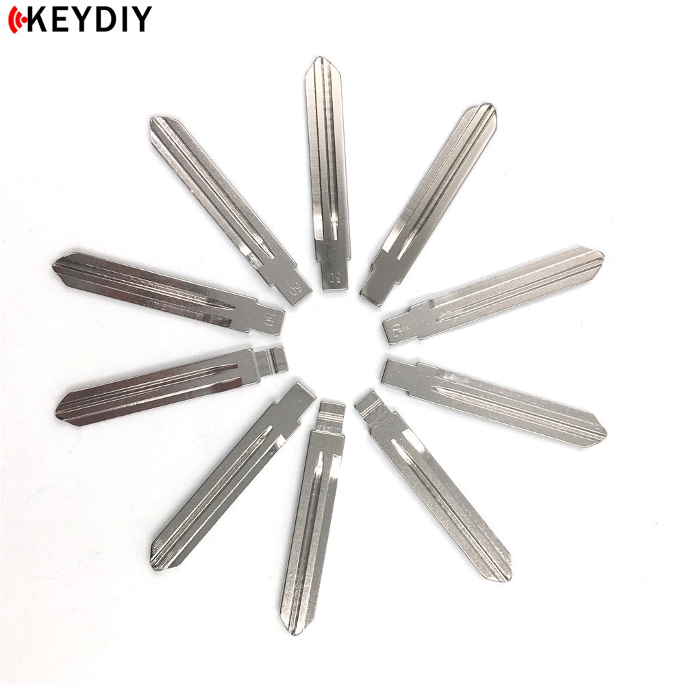 10 Pcs / lot Kunci Remot Kontrol Pengganti Model Flip Bahan Metal HY15 50 KD / JMD / VVDI# Casing Untuk Hyundai Elantra