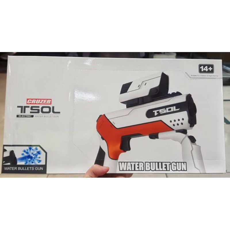 Cruzer Tsol Water Bullet Gun di charge, main tembak-tembakan pistol air
