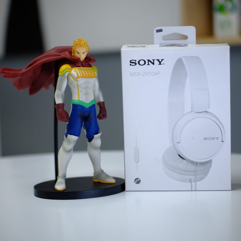 SONY MDR-ZX110AP White On Ear Headphone / ZX110 / ZX-110AP / ZX 110 AP