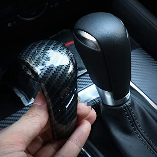 Cover Knob Perseneling Mobil Motif Print Bahan Karbon Fiber Untuk Mazda 2 3 6 CX-3 CX-5