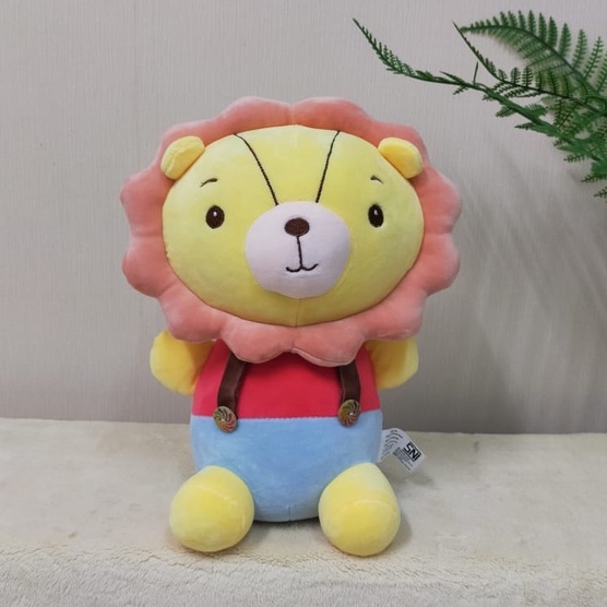 Boneka Singa Lucu Size 28cm/12&quot;/boneka animal/boneka Lion Soft/boneka lucu