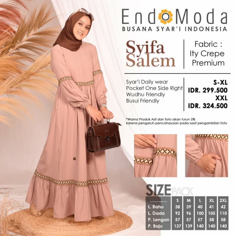 GAMIS MUSLIMAH ENDOMODA SYIFA SALEM