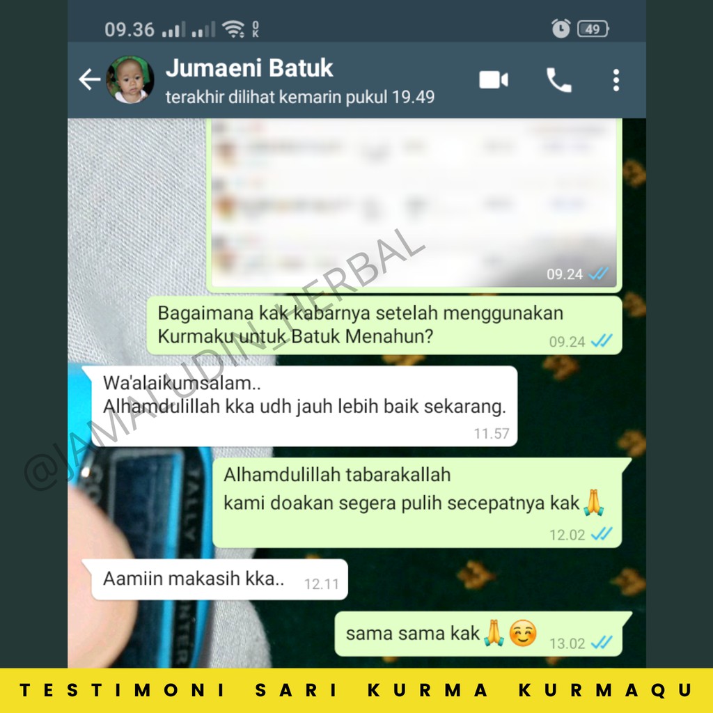 Obat Herbal Batuk Menahun - Batuk Berdarah - Bronkitis - Batuk Rejan - Nyeri Paru Kurmaqu Asli-5