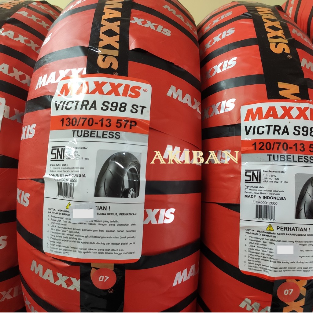 Ban MAXXIS VICTRA 130/70-13 Maxxis 130 70 13 Ring 13 Tubeless